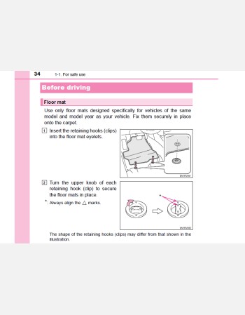 toyota land cruiser prado 2022 owners manual rhd& lhd
